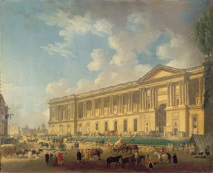 La Colonnade du Louvre, vers 1770